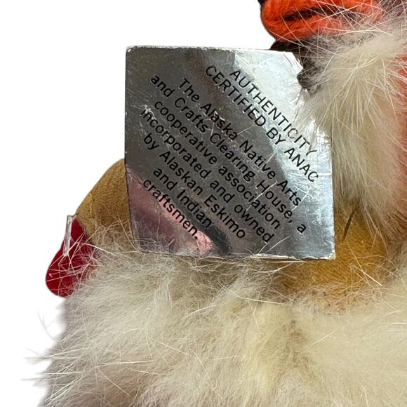 Tlingit Indian Doll Made in Alaska ANUC Certified Alaskan Eskimo And Indian - Picture 4 of 8